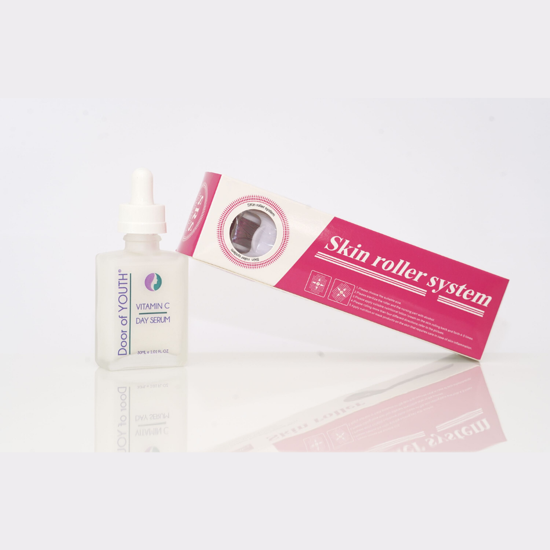 Derma Roller and Vitamin C Serum | Pro-age Skin Care | Door of Youth